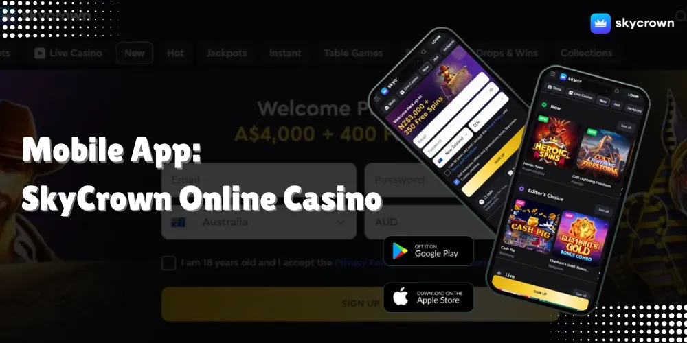 SkyCrown Online Casino Mobile App